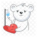 Love Heal Healing Heart Bear Healing Icon