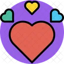 Love Hearts Care Caring Icon