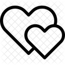Love Hearts Romance Marriage Icon