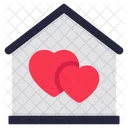 Love Home Love House Romantic Home Icon