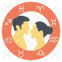 Horoscope Zodiac Love Icon