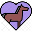 Love Horse Heart Horse Love Icon