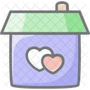 Love House Love Home Favorite House Icon