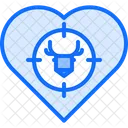 Love Hunting Hunting Target Icon