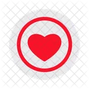 Love Heart Like Icon