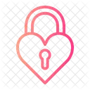 Love Heart Locked Icon