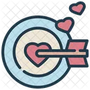 Love Heart Target Icon