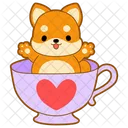 Love Hot Tea Drink Icon