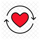 Love Recycle Heart Icon