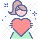 Daughter Day Mother Icon