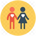 Love Birds Couple Icon
