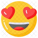 Heart Eye Emoji Icon