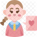 Love Woman Romantic Icon
