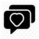 Love Chat Romantic Icon