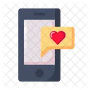 Love Chat Message Icon