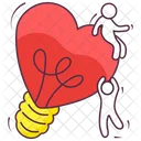 Love Idea Romantic Idea Love Light Icon