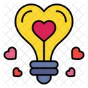 Love Idea Idea Bulb Icon