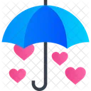 우산 보호 비 아이콘