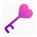 Love Key Key Access Icon