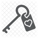 Love Key Heart Icon
