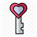 Love Key Love Valentine Icon