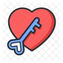 Love Key Icon