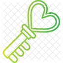 Love Key Engagement Heart Icon