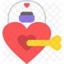 Love Key Heart Key Icon
