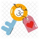 Love Key Valentine Key Icon