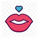 Love Kiss Lips Heart Icon