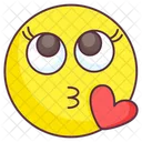 Love Kiss Emoji Love Kiss Expression Emotag Icon