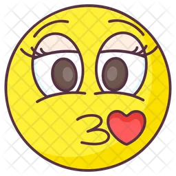 Love Kiss Emoji Emoji Icon