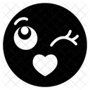 Love Kiss Emoji Love Kiss Expression Emotag Icon
