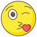 Love Kiss Emoji Love Kiss Expression Emotag アイコン
