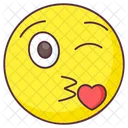 Love Kiss Emoji Love Kiss Expression Emotag Icon