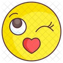 Love Kiss Emoji Love Kiss Expression Emotag Icon