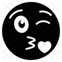 Love Kiss Emoji Love Kiss Expression Emotag Icon