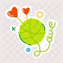 Love Knitting Skein Knitting Ball Icon
