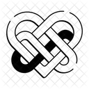 Love Knot Celtic Heart Icon