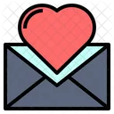Letter Message Heart Icon