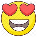 Love Laughter Emoji Love Expression Emotag Icon