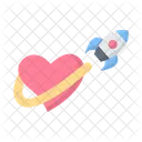 Love Launch Love Heart Icon