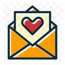 Love Heart Letter Icon