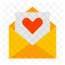 Love Heart Letter Icon