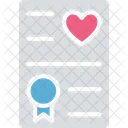 Heart Love Greeting Love Letter Icon