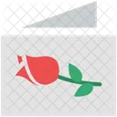 Card Rosebud Rose Icon