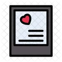 Loveletter Card Valentine Icon