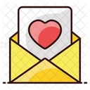 Love Letter Valentine Envelope Invitation Envelope Icon