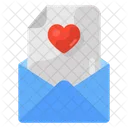 Love Letter Love Mail Love Greeting Icon