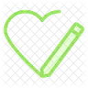Love Heart Letter Icon